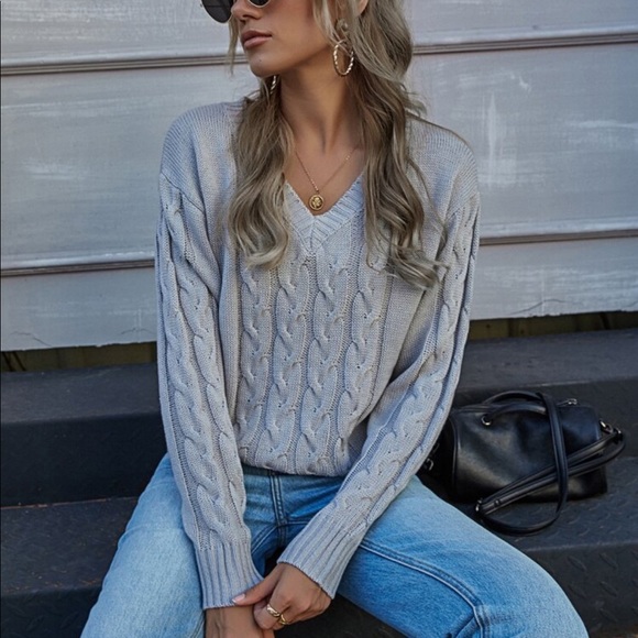 SHEIN Sweaters - Cable knit sweater
